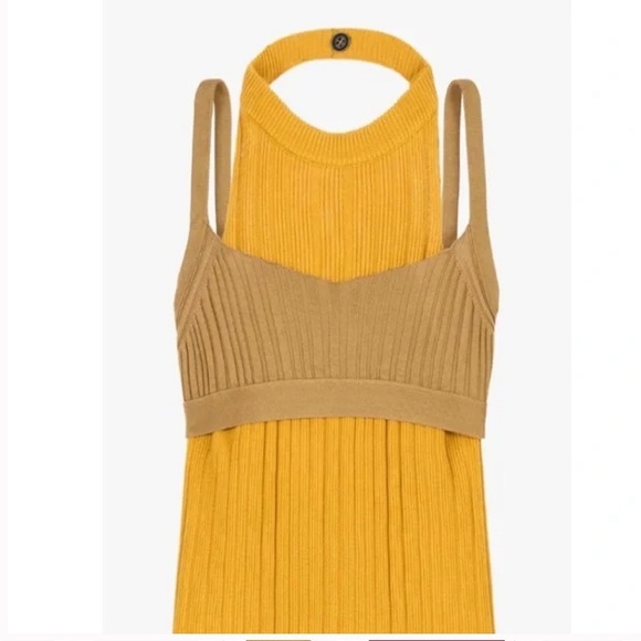 ZARA DRESS STRPS DRSS 08 SRPLS CURRY - SIZE M REF. 6693/305 - Picture 3 of 9